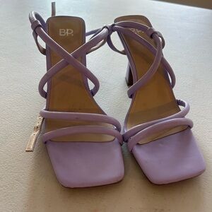 BP Ashlyn square toe strappy sandals in lavender 9m (1561)